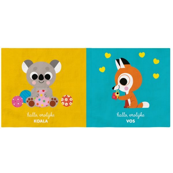 Imagebooks Vrolijke Dieren Knisperboek Met Rammelaar