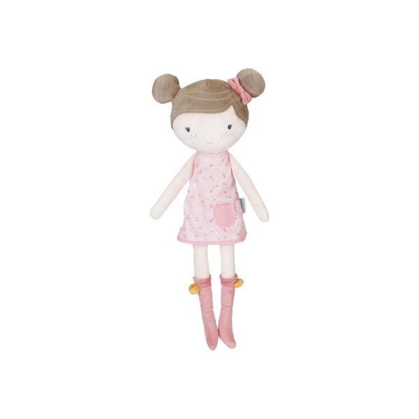 Little Dutch Little Pink Flowers Knuffelpop - Rosa - 50 cm
