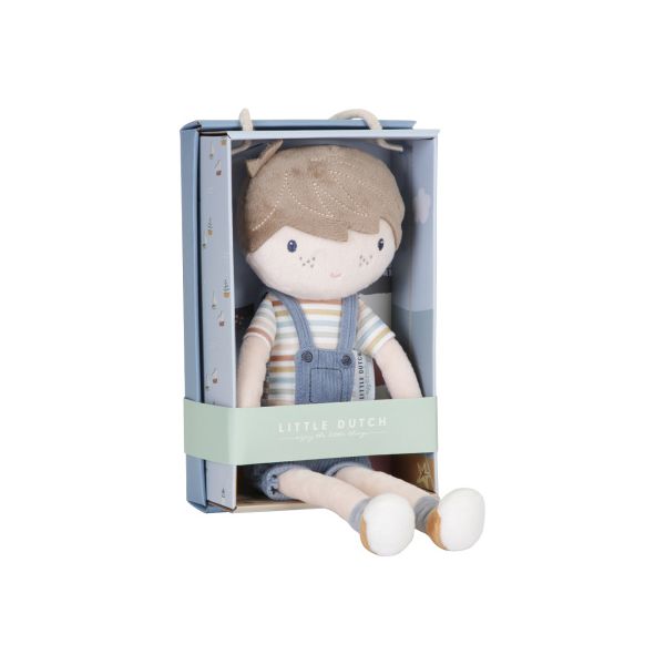 Little Dutch Vintage Sunny Stripes Knuffelpop - Jim - 35 cm