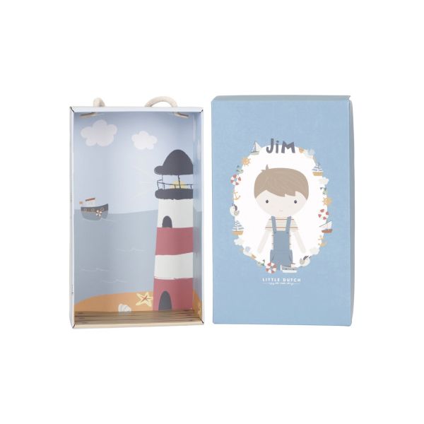 Little Dutch Vintage Sunny Stripes Knuffelpop - Jim - 35 cm