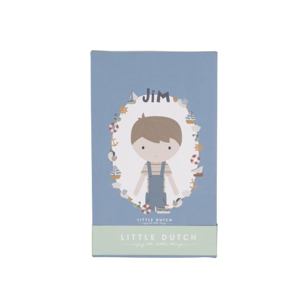 Little Dutch Vintage Sunny Stripes Knuffelpop - Jim - 50 cm