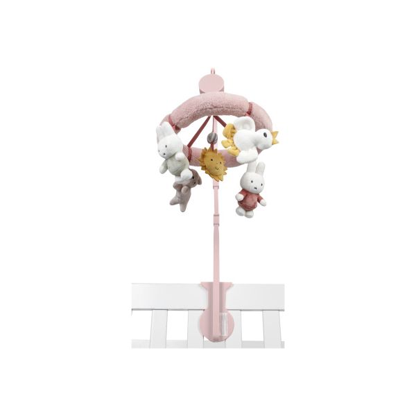 Nijntje Fluffy Muziekmobiel - Pink