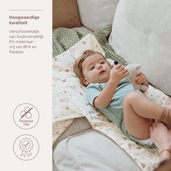 Meyco Verschoonmatje - Flower - Multicolour Meyco Verschoonmatje - Flower - Multicolour