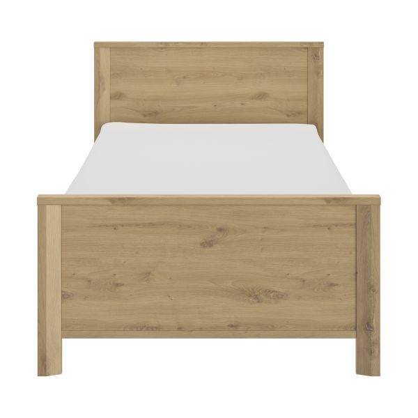 Gautier Lugano Bed - 90 x 200 cm - Artisan Eiken 