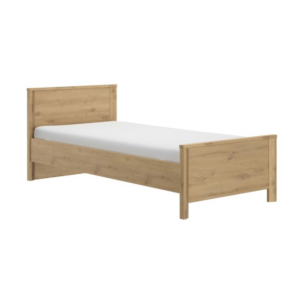 Gautier Lugano Bed - 90 x 200 cm - Artisan Eiken 