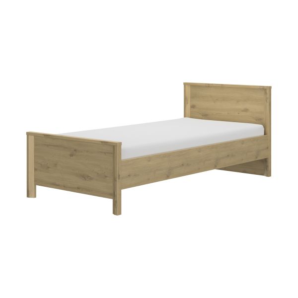 Gautier Lugano Bed - 90 x 200 cm - Artisan Eiken 