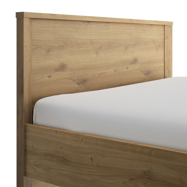 Gautier Lugano Bed - 90 x 200 cm - Artisan Eiken 