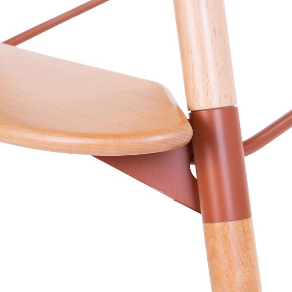 Childhome Kinderstoel - Evowood - Natural/Rust