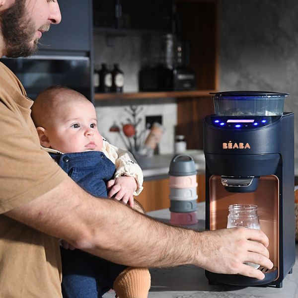 Béaba Milkeo® Plus Babyflesdispenser - Night Blue