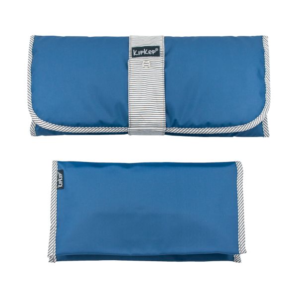 KipKep Napper Verschoonmatje + Luieretui Denim Blue