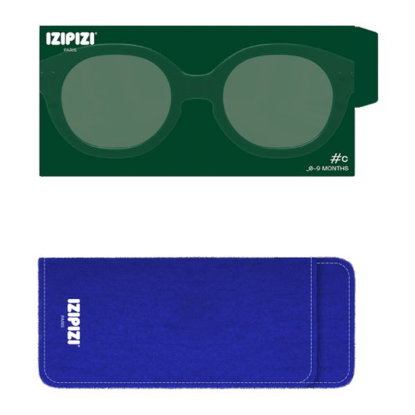 Izipizi Zonnebril Baby Bakelite Green 0-9 Mnd