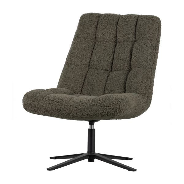 Woood Draaifauteuil - Job - Teddy Groen