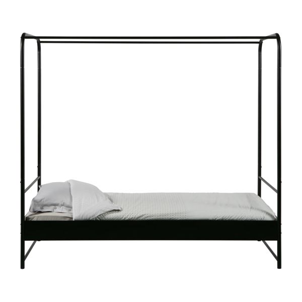 Vtwonen Hemelbed - Metaal - Zwart - 90 x 200 cm