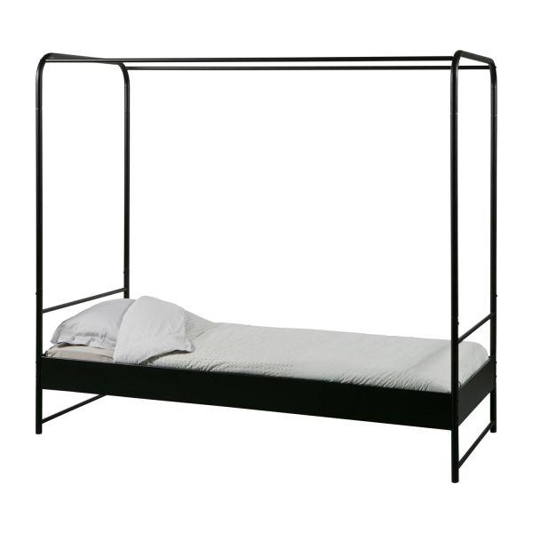 Vtwonen Hemelbed - Metaal - Zwart - 90 x 200 cm