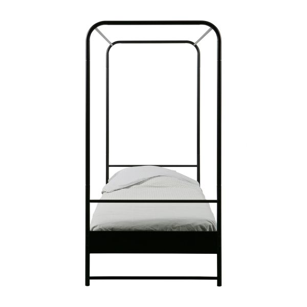 Vtwonen Hemelbed - Metaal - Zwart - 90 x 200 cm