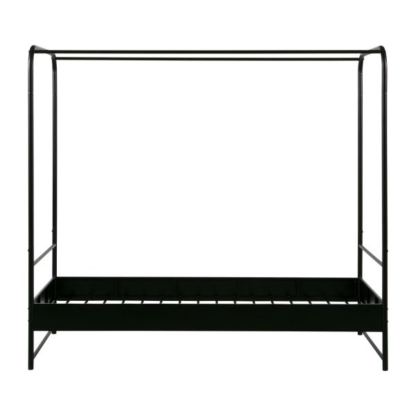 Vtwonen Hemelbed - Metaal - Zwart - 90 x 200 cm