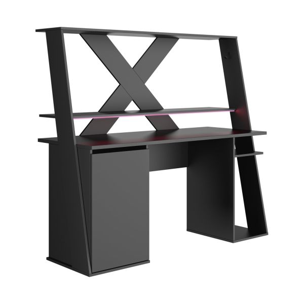 Diagone Axyon Gamer Bureau - Zwart 