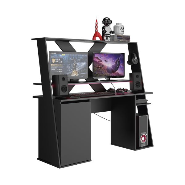 Diagone Axyon Gamer Bureau - Zwart 