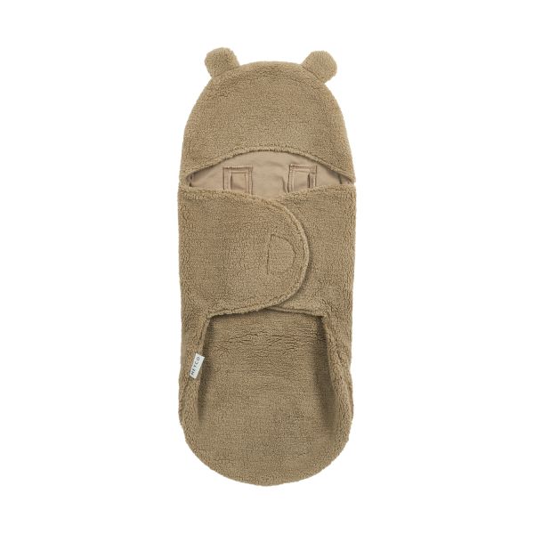 Meyco Bear Wikkeldeken - Teddy - Warm Brown Meyco Bear Wikkeldeken - Teddy - Warm Brown
