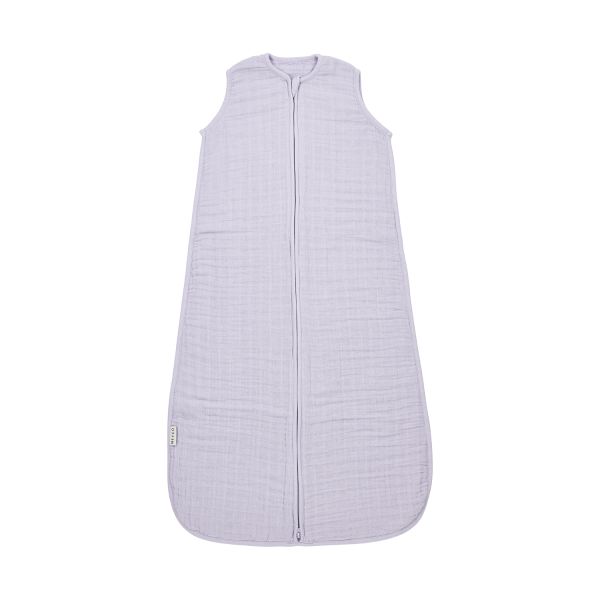 Meyco Baby Uni Zomerslaapzak - 70 cm - Pre-Washed Hydrofiel - Soft Lavender
