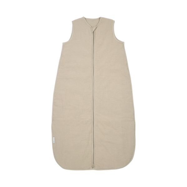 Meyco Baby Uni Baby Slaapzak Gevoerd - 70cm Pre-Washed Hydrofiel - Sand
