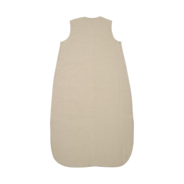 Meyco Baby Uni Baby Slaapzak Gevoerd - 60cm Pre-Washed Hydrofiel - Sand