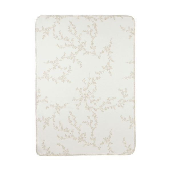 Meyco Branches Ledikantdeken - 100 x 150 cm - Sand 