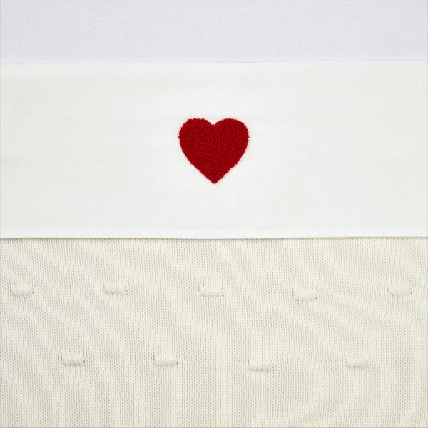 Meyco Sweet Heart Ledikantlaken - 100 x 150 cm - Red