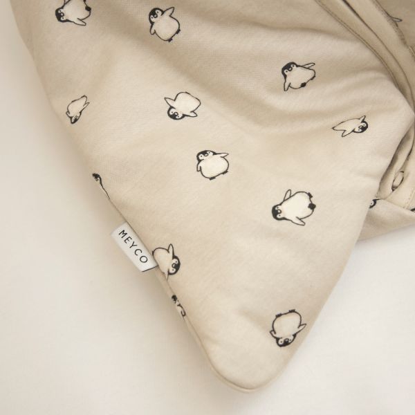 Meyco Penguin Slaapzak - 90 cm - Soft Sand