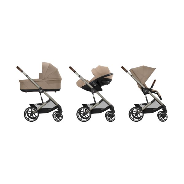 Cybex Balios S Lux Kinderwagen 2-in-1 - Taupe - Almond Beige / Beige