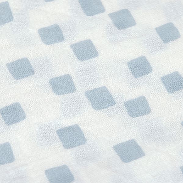 Lässig Swaddle & Burp Doek M GOTS (3 stuks) - Happy Fruits - Blue