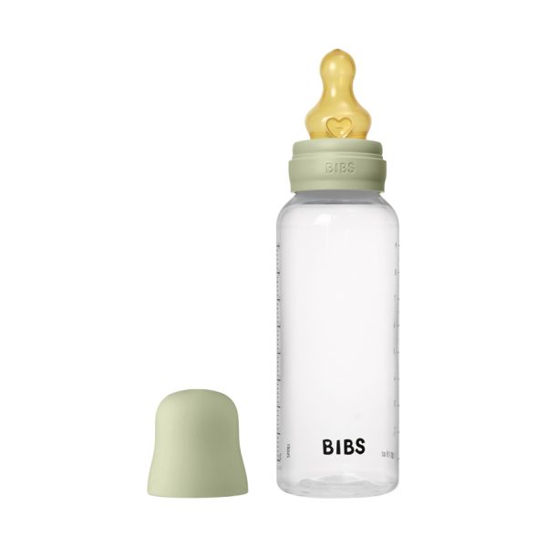 Bibs Fles - Medium Flow - 270 ml - Latex - Sage