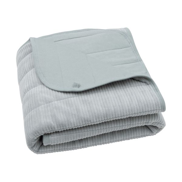 Jollein Deken Wieg 75x100cm Velvet Rib - Sea Green