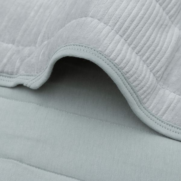 Jollein Deken Wieg 75x100cm Velvet Rib - Sea Green
