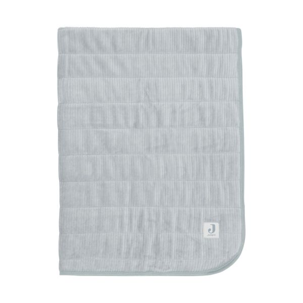 Jollein Deken Wieg 75x100cm Velvet Rib - Sea Green