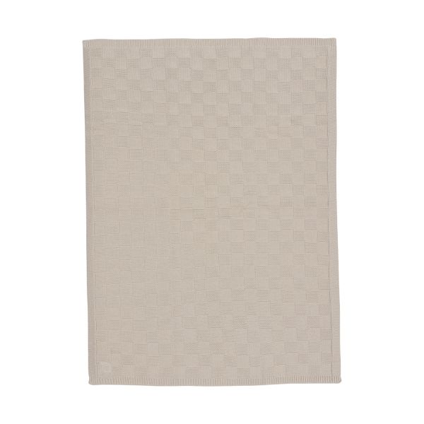 Jollein Deken Wieg - Box Knit - 75 x 100 cm - Warm Sand