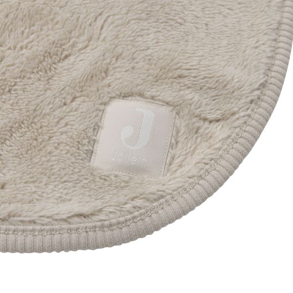 Jollein Deken Wieg - Basic Jersey/Sherpa - 75 x 100 cm - Warm Sand