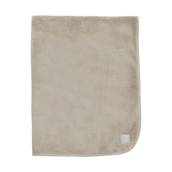 Jollein Deken Wieg - Basic Jersey/Sherpa - 75 x 100 cm - Warm Sand