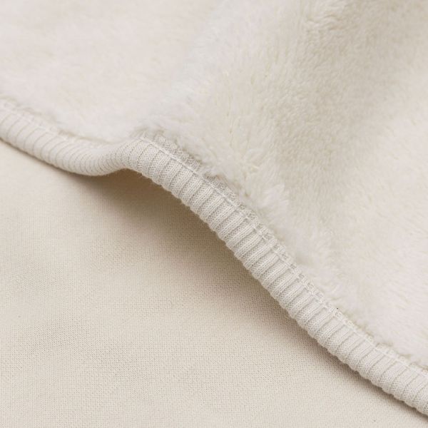 Jollein Deken Ledikant - Basic Jersey/Sherpa - 100 x 150 cm - Oatmeal