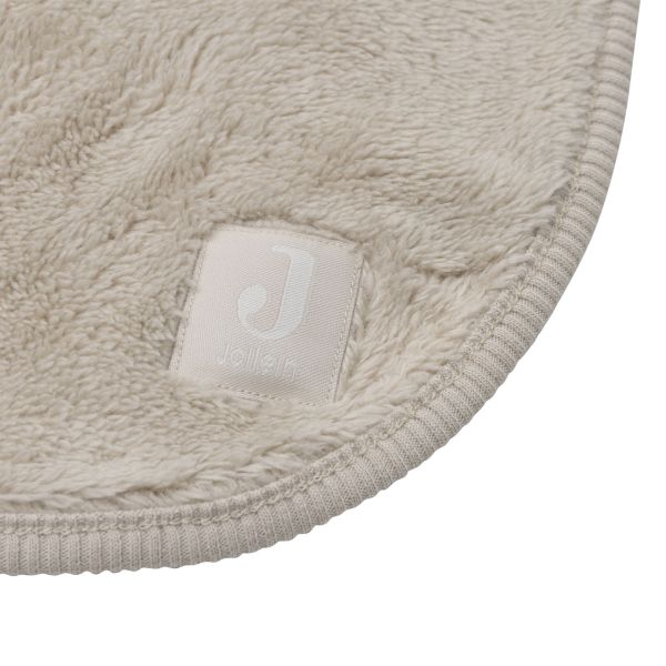 Jollein Deken Ledikant - Basic Jersey/Sherpa - 100 x 150 cm - Warm Sand
