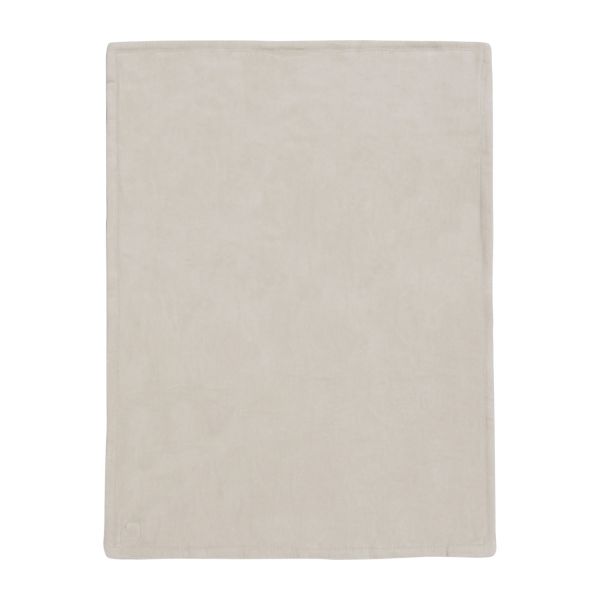 Jollein Deken Ledikant - Box Knit/Velvet - 100 x 150 cm - Warm Sand