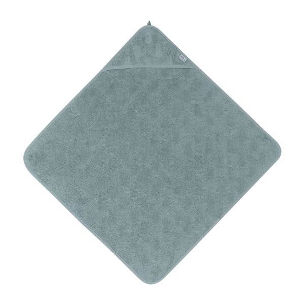 Jollein Miffy Jacquard Badcape - 75 x 75 cm - Badstof - Sea Green 