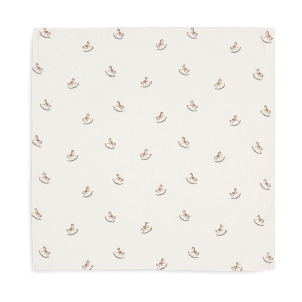 Jollein Nostalgic Ride Small Multidoek - 3 Pack - 70 x 70 cm - Hydrofiel
