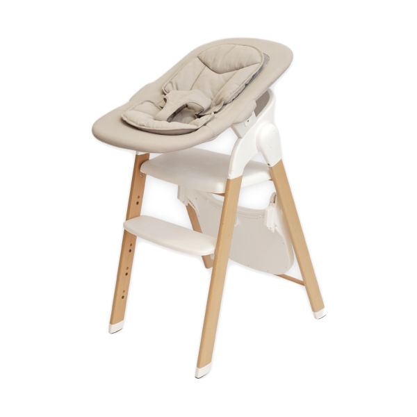 Bo Jungle Grow With Me Bouncer - Pure White