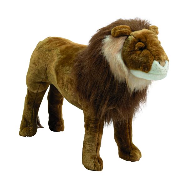 Wild & Soft Pluche Leeuw - Staand - 62 cm - Bruin