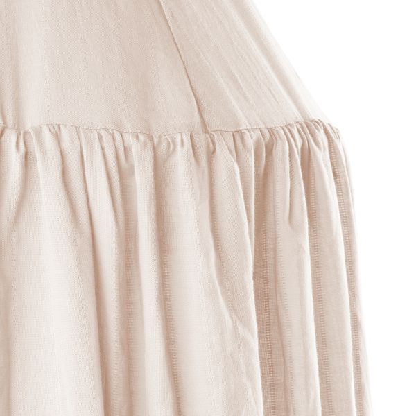 Sebra Bedhemel - Dobby Weave - Birchbark Rose