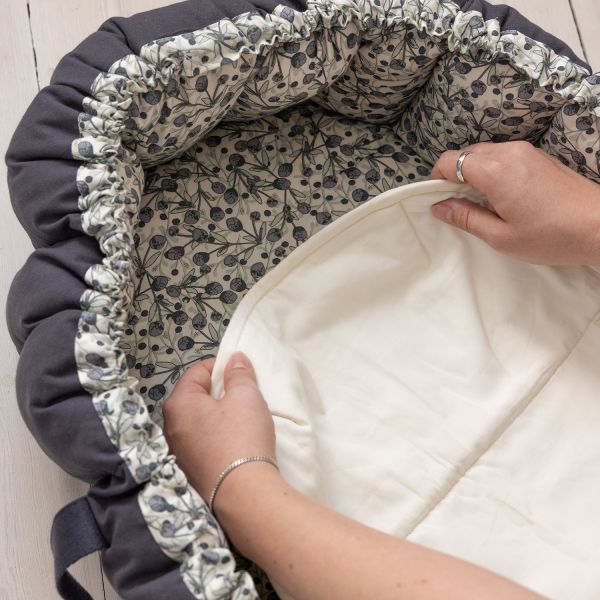 Sebra Babynest 3-in-1 - Blue Olive