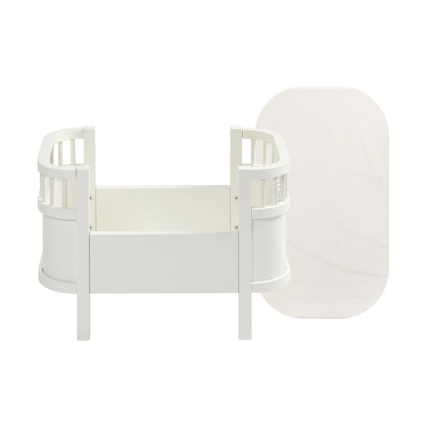 Sebra Poppenbed Inclusief Matras - Classic White
