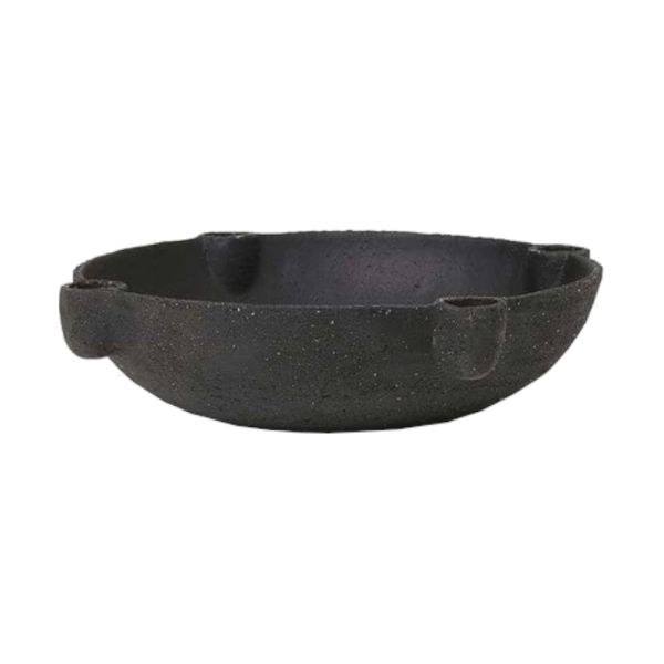 Ferm Living Bowl Kandelaar Ceramic Dark