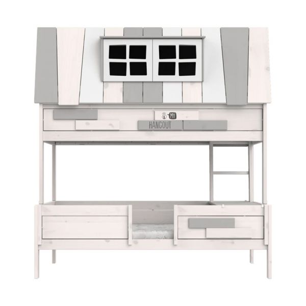 LIFETIME Kidsrooms My Hangout Huisbed - White Wash LIFETIME Kidsrooms My Hangout Huisbed - White Wash